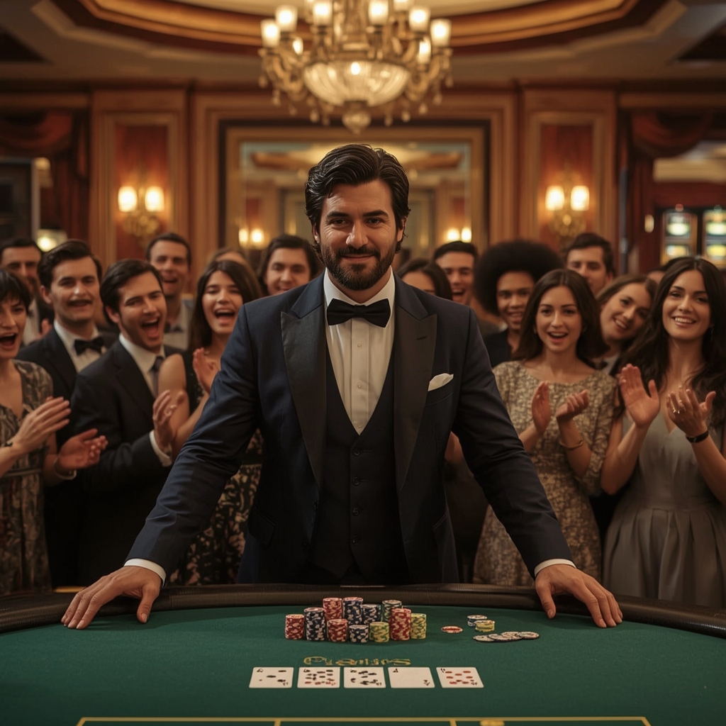 croupier dans le casino Lucky8 Casino