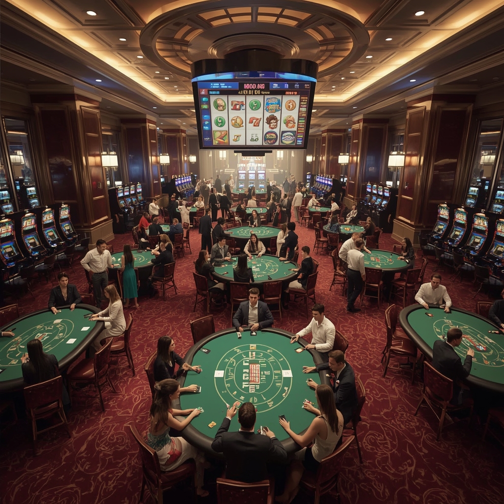 casino en ligne réaliste affiché sur un moniteur LUCKY8